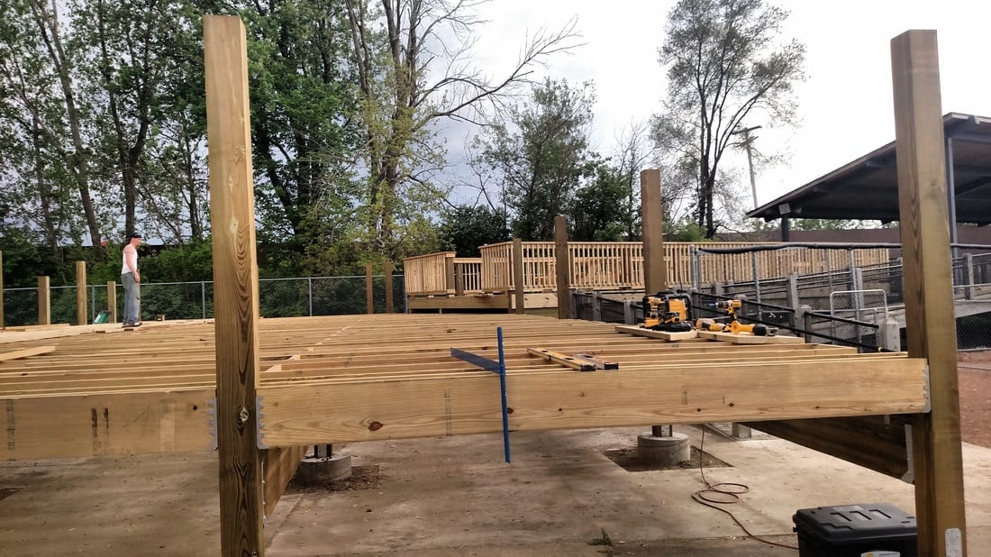 Kalamazoo Growlers Deck Construction